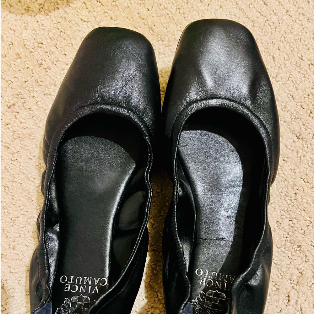 Black Vince Camuto ballet flat size 8
